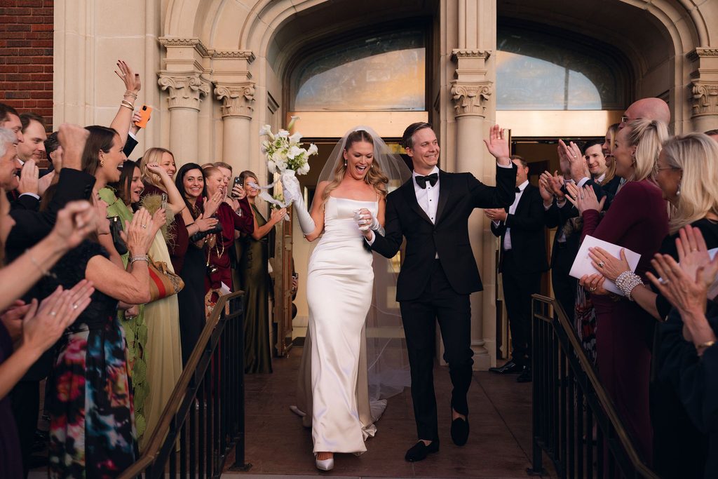 Post-ceremony cathedral exit